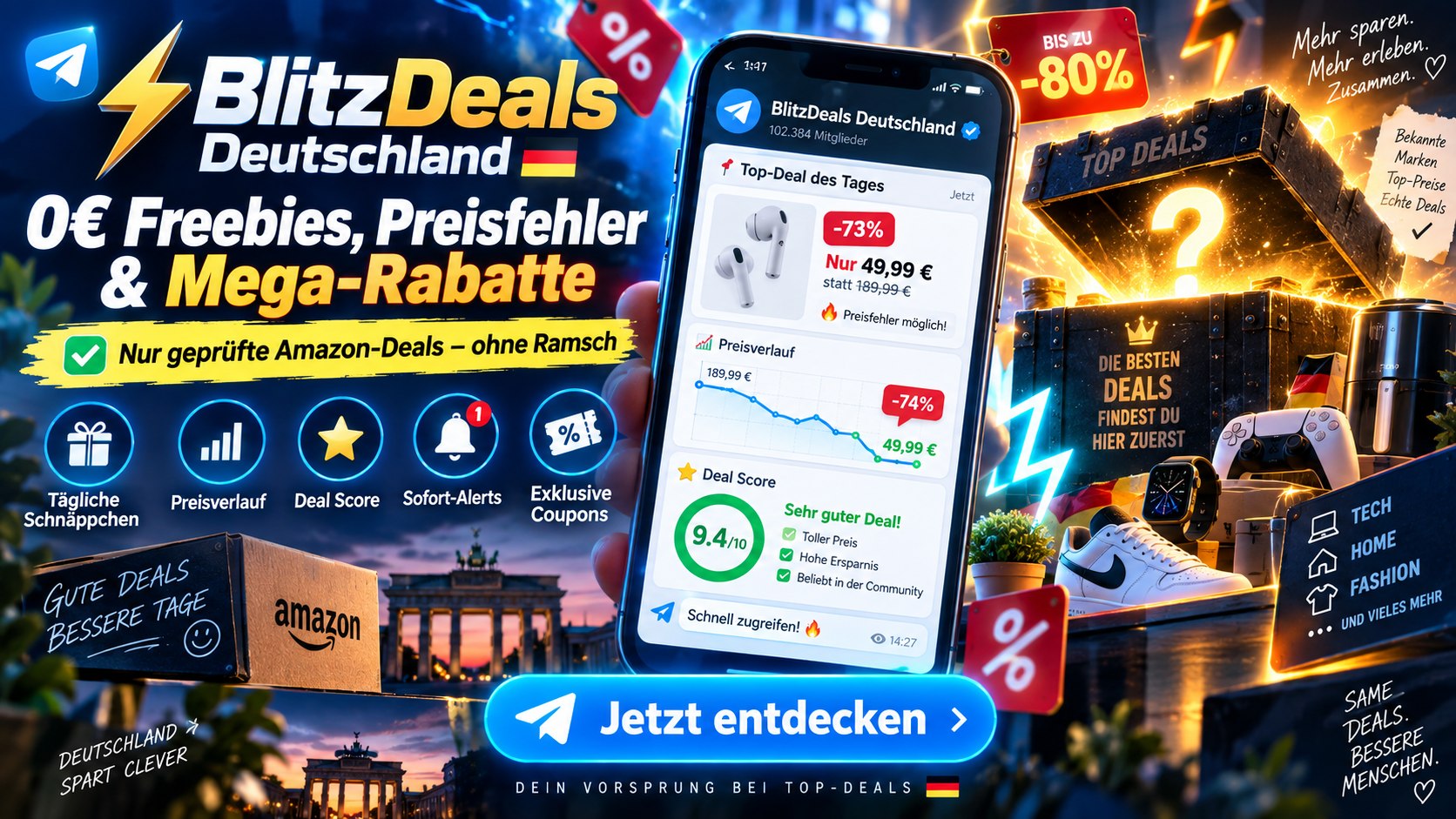 BlitzDeals Deutschland – Preissturz, Rabatte & Freebies