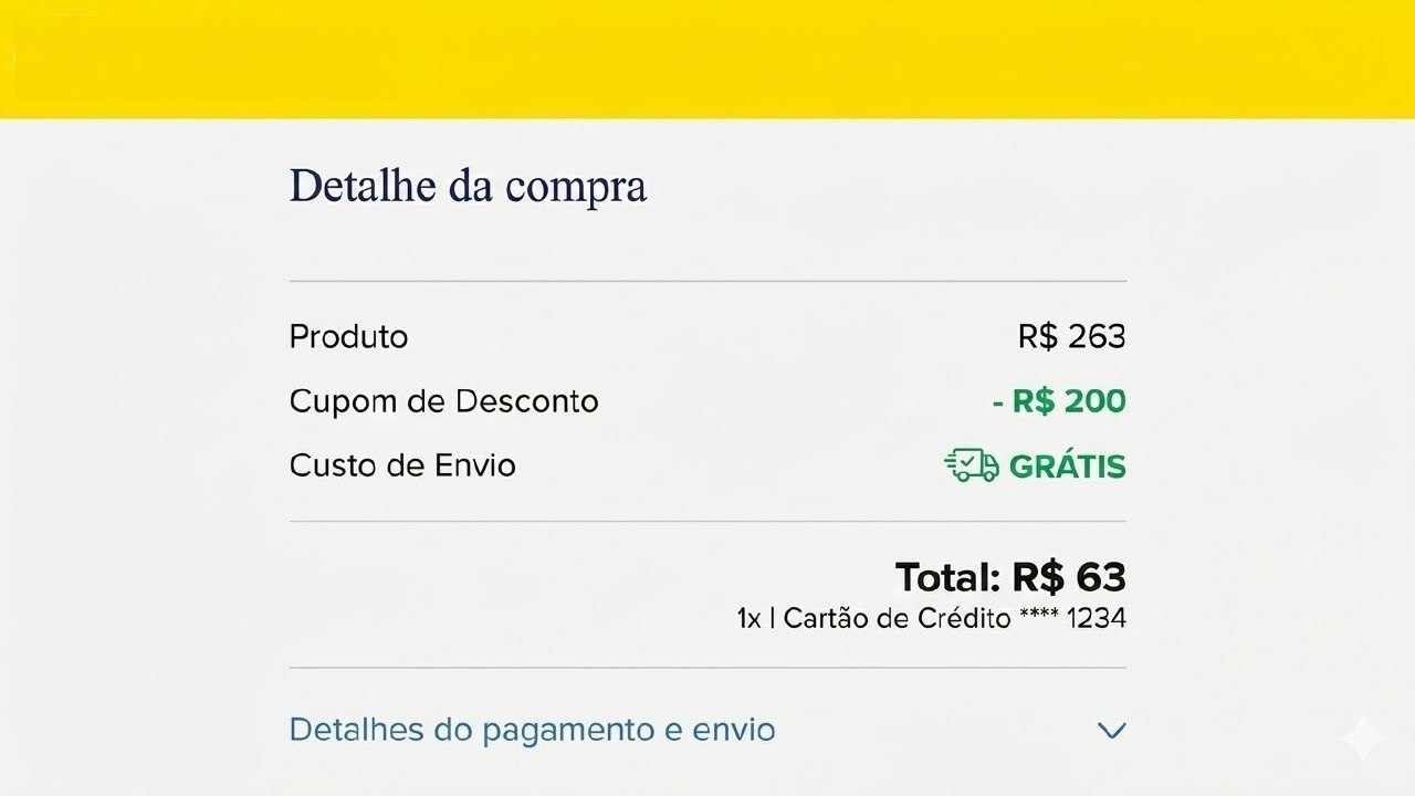 Cupons de desconto - Mercado Livre. Shopee, Amazon e muito mais