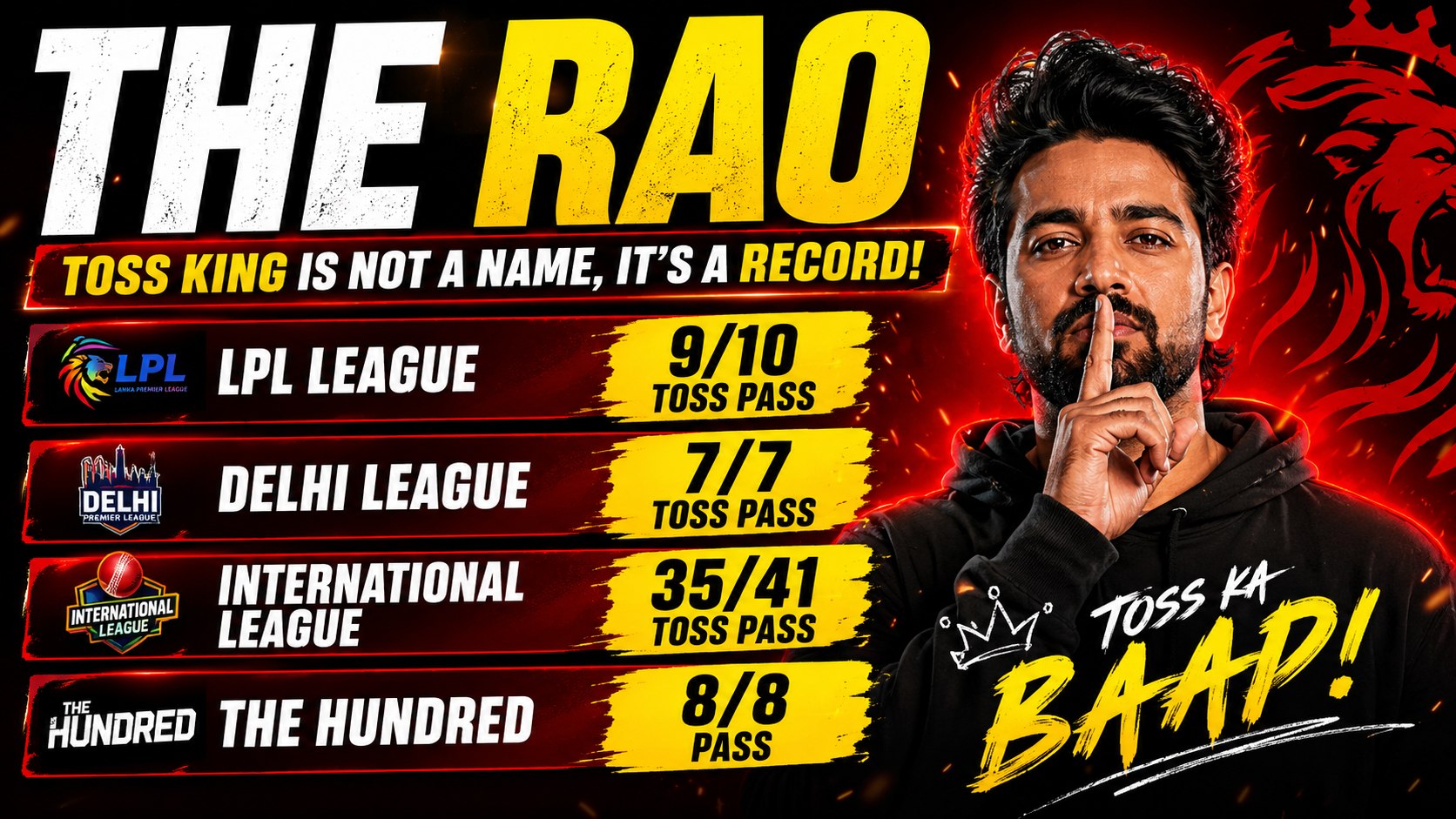 THE RAO (SAHEB)