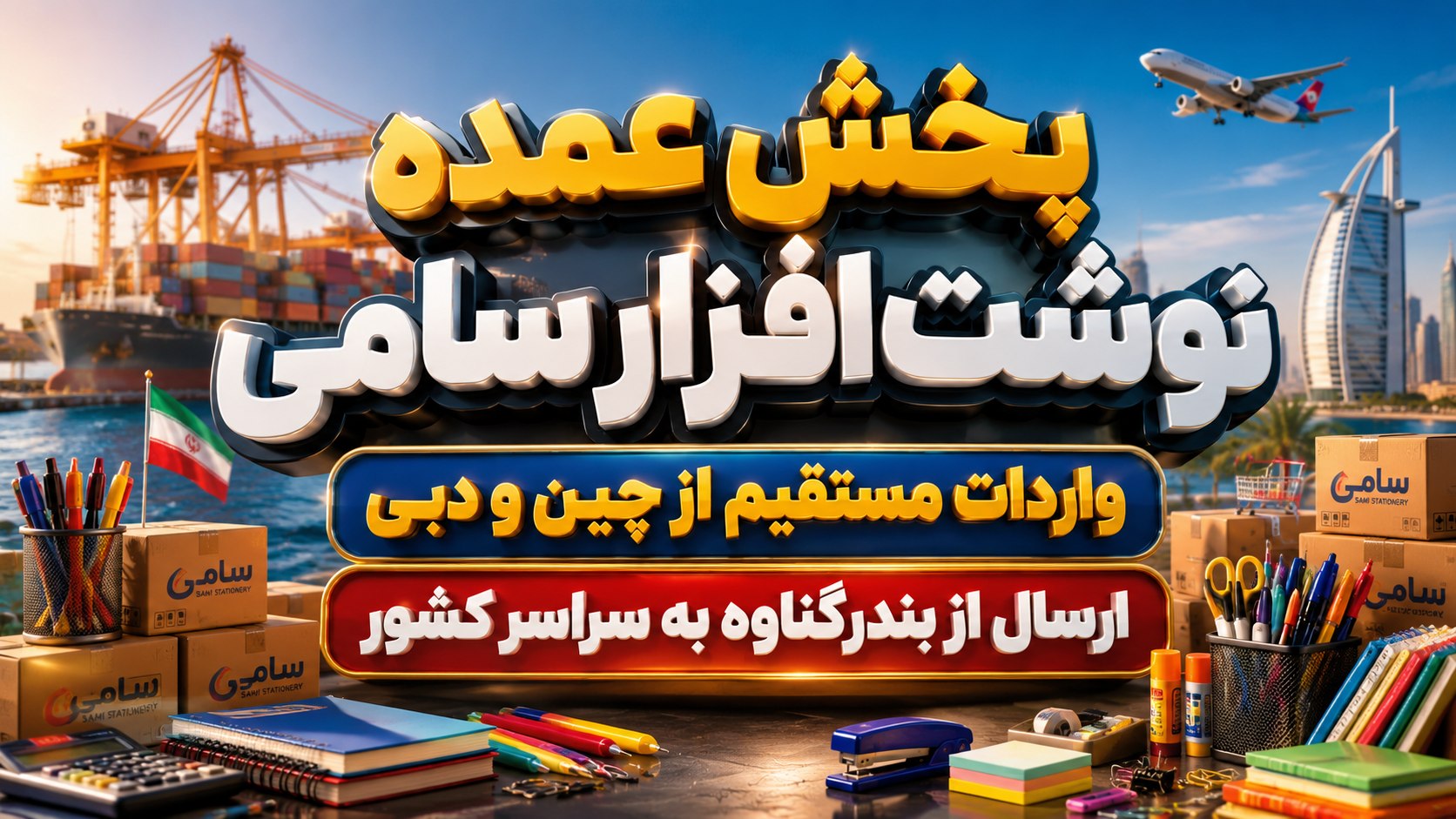 پخش عمده نوشت افزار سامی بندر گناوه