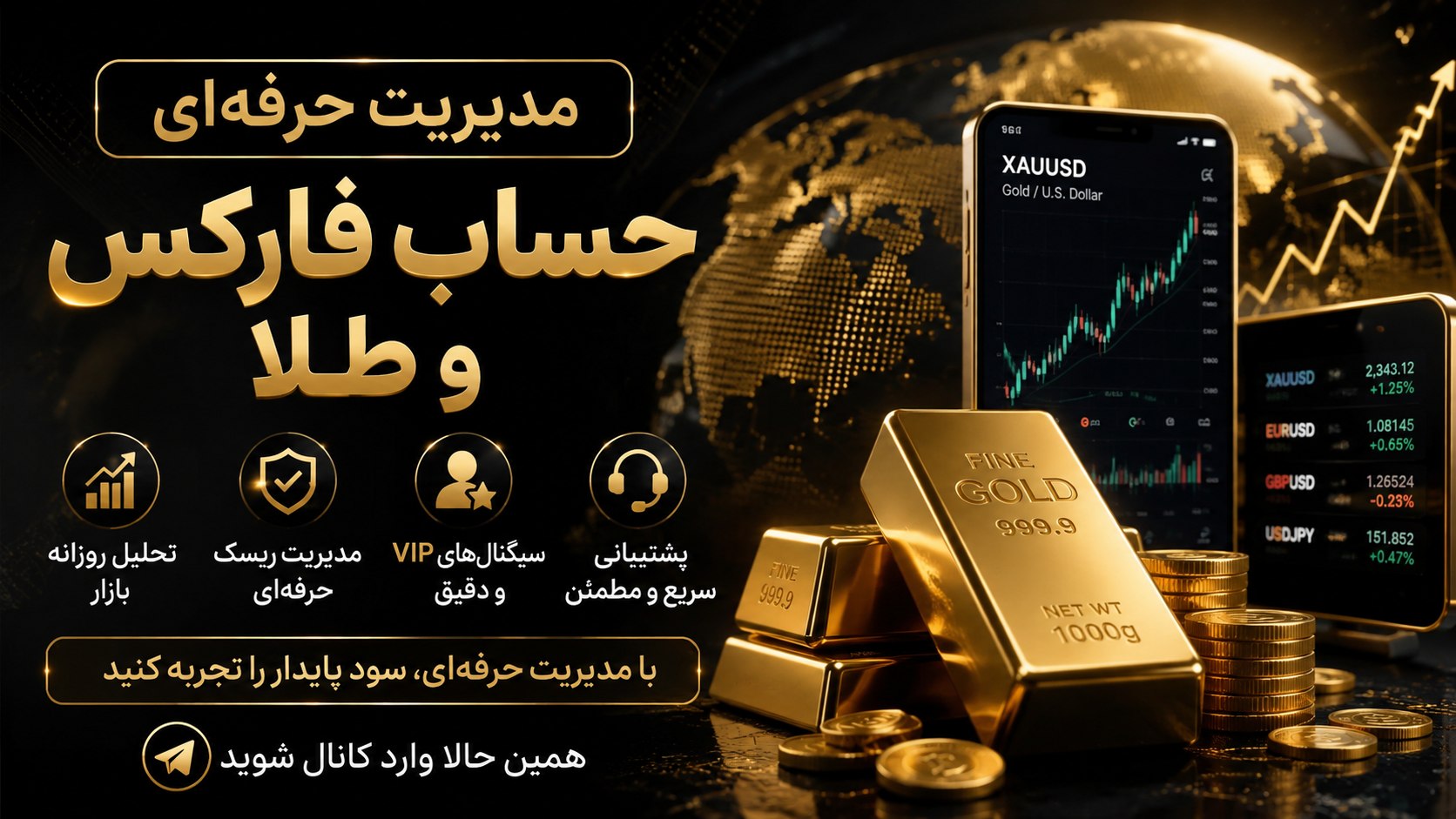 سیگنال های طلا و ارکس | Kamran Gold & Forex