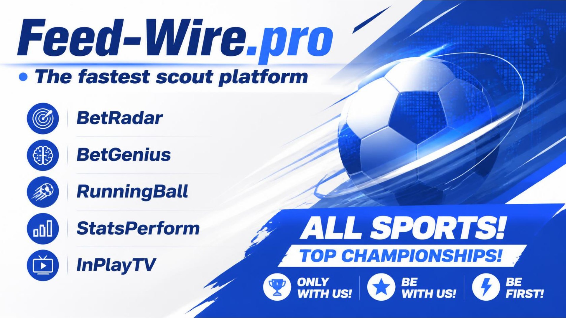 Feed Wire πΈ BetGenius | BetRadar | Satellite Feeds