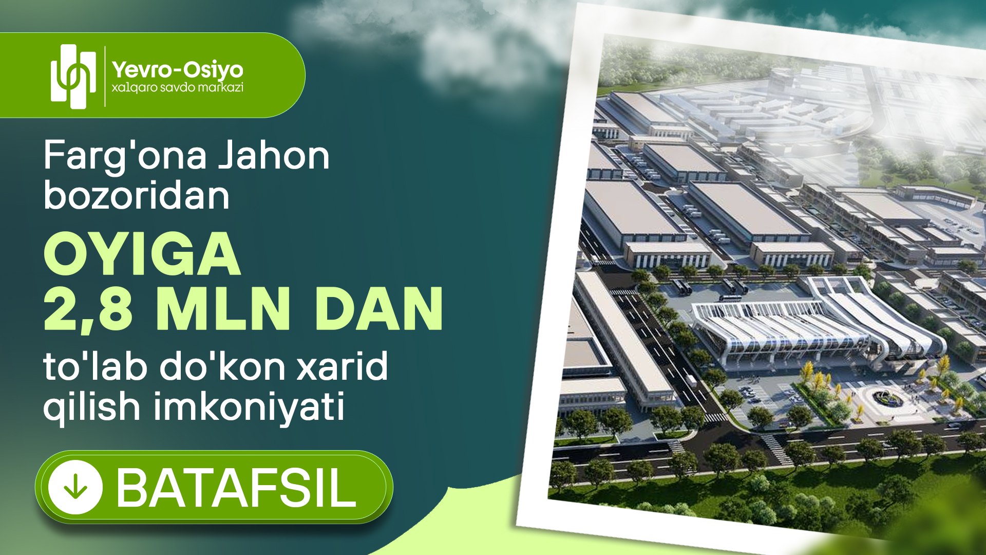 15-sentyabr | Farg’ona Jahon Bozori Taqdimoti