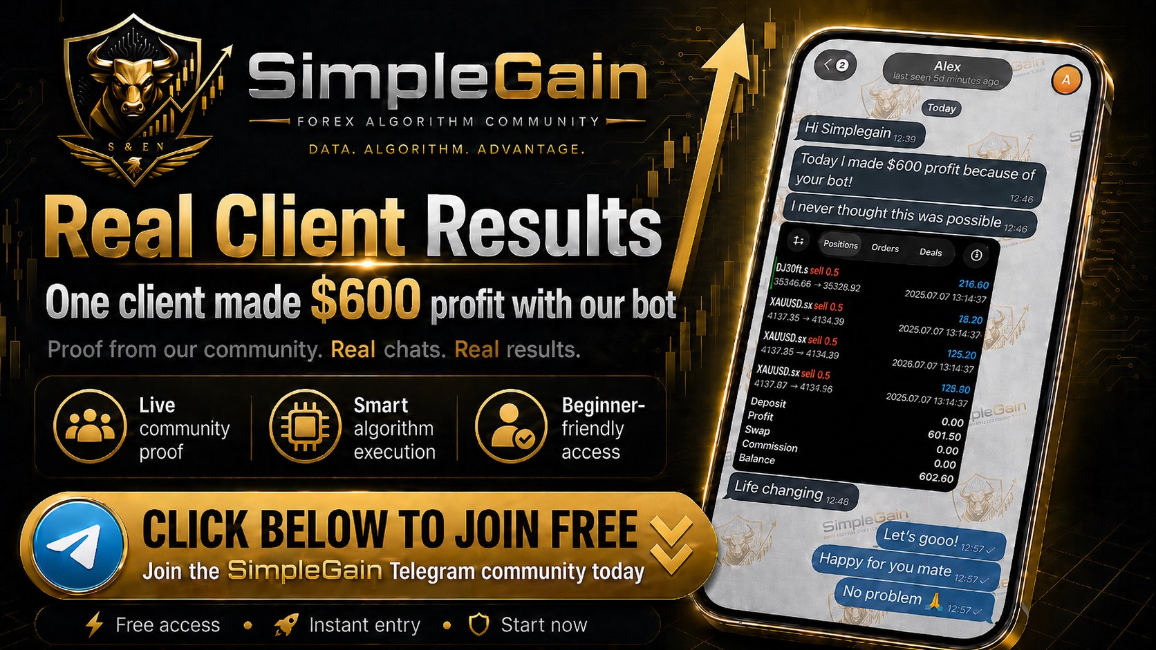 SimpleGain - AI Trading 🤖