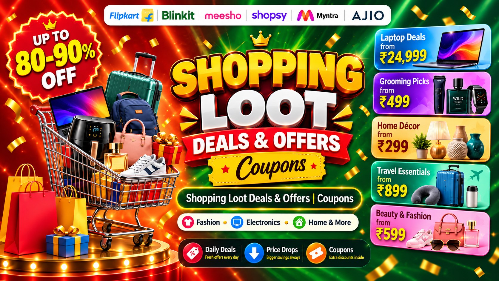 Shopping Loot Deals & Offers | Coupons