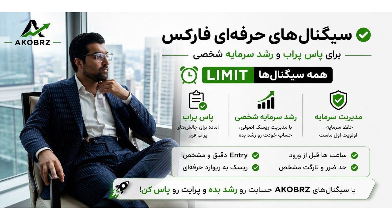 رشد در ترید|سیگنال لیمیت|پاس پراپ