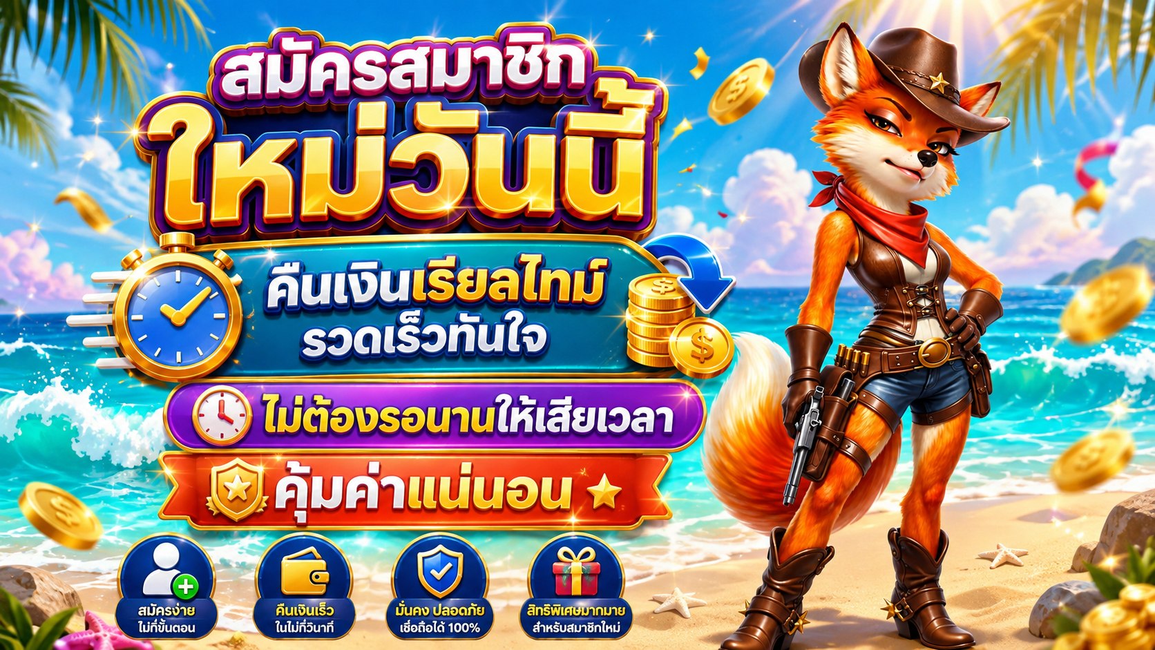 🔥คาสิโนออนไลน์ยอดนิยม อันดับ1 ในไทย