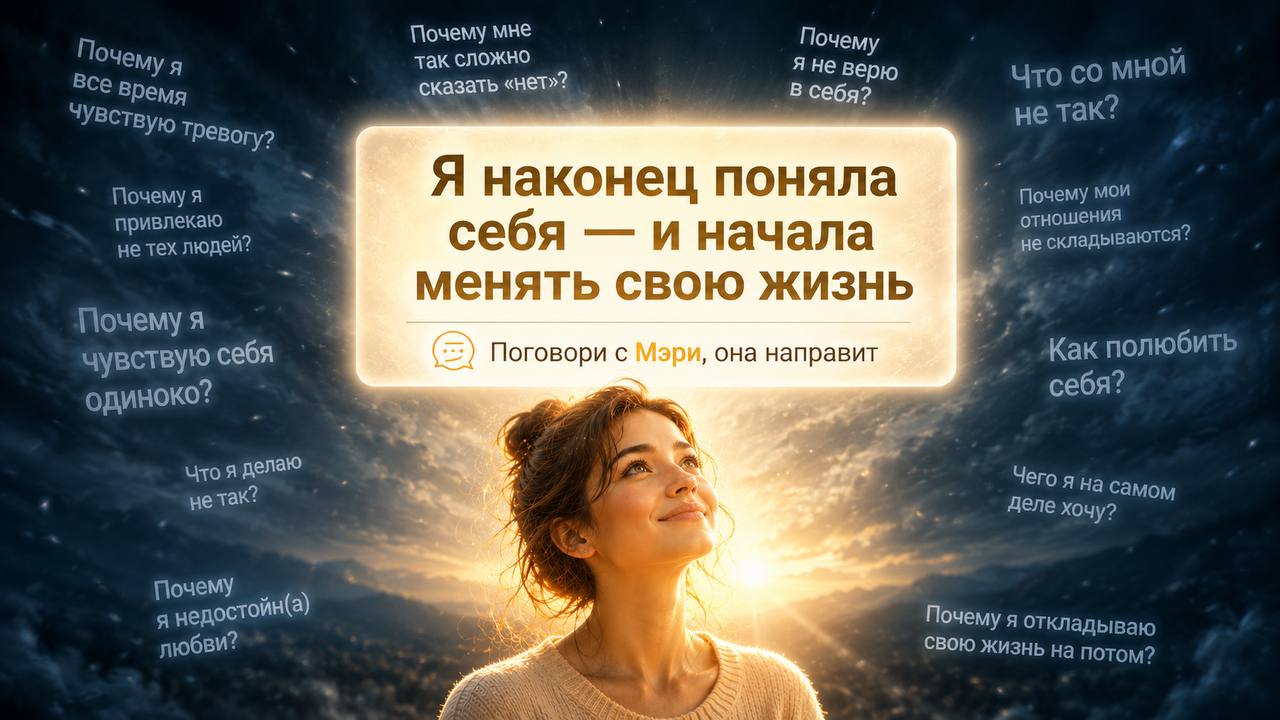 Mary — твой личный психолог