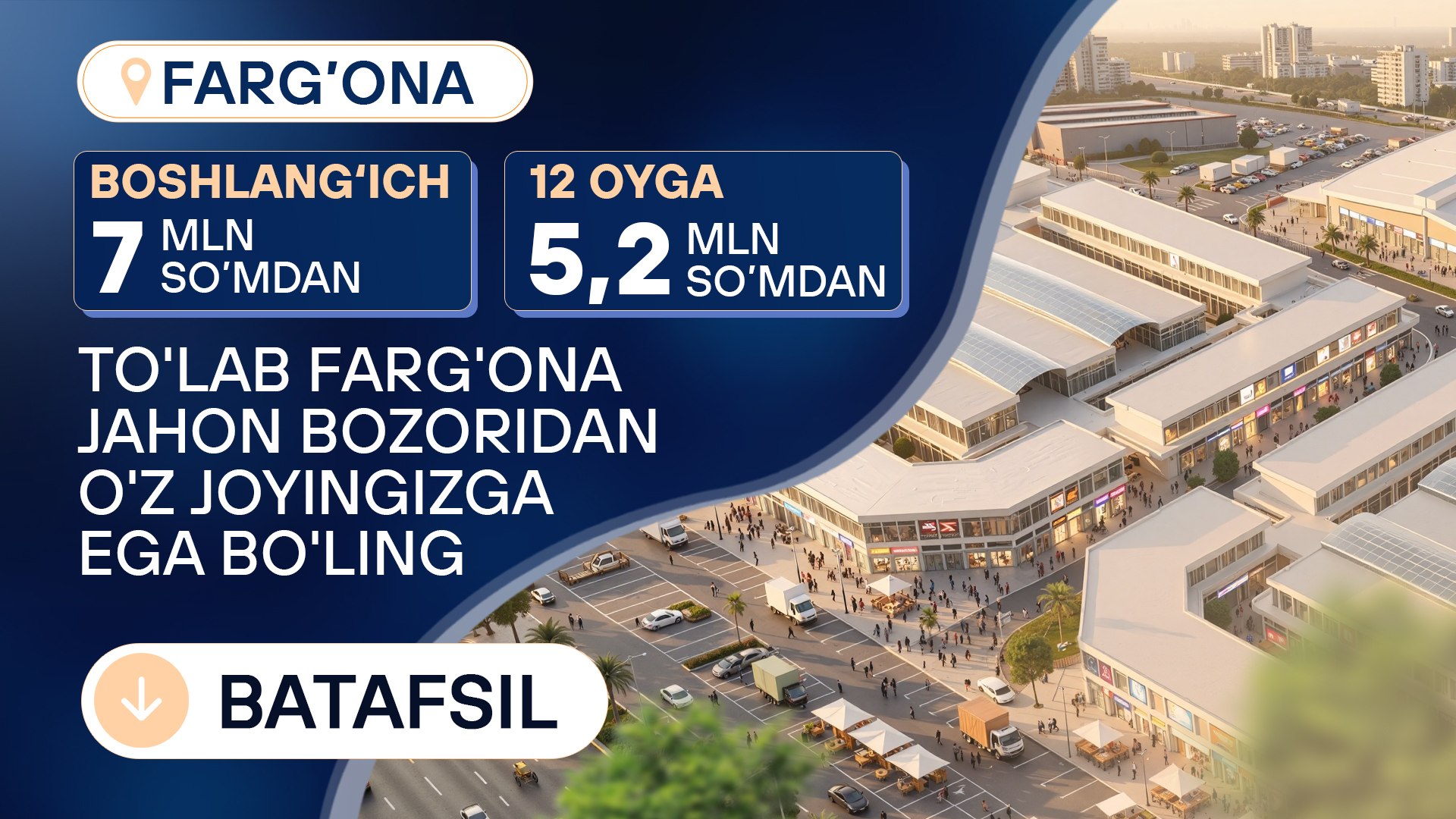 15-sentyabr | Farg’ona Jahon Bozori Taqdimoti