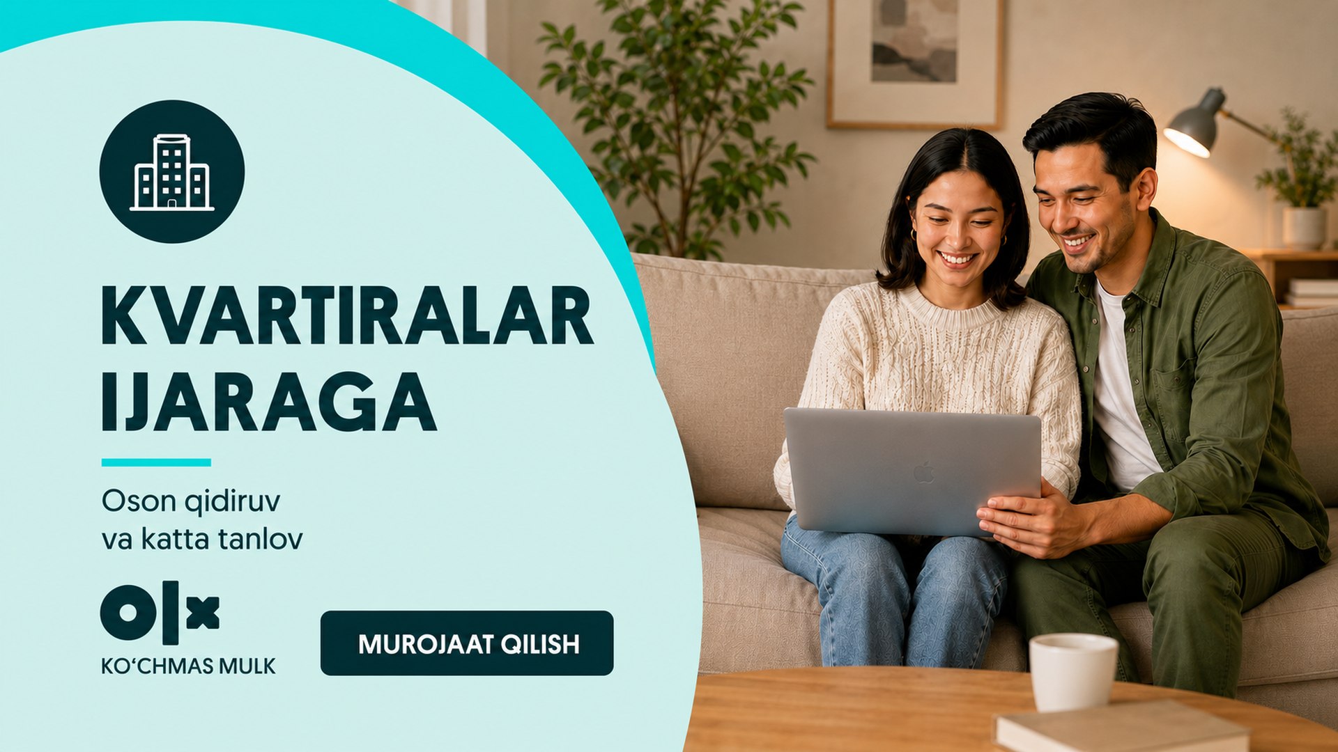 Yangi uyingiz OLX’dan boshlanadi