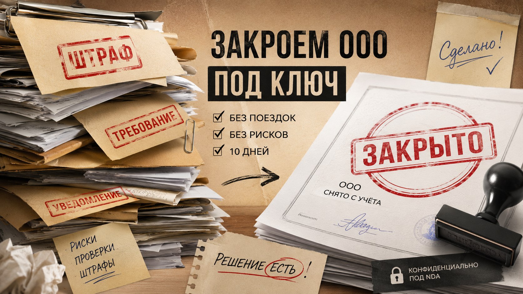 Ненужное ООО оформлено на вас?