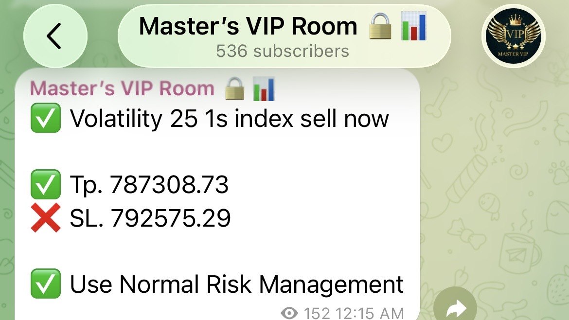 Master’s VIP Room 🔒📊