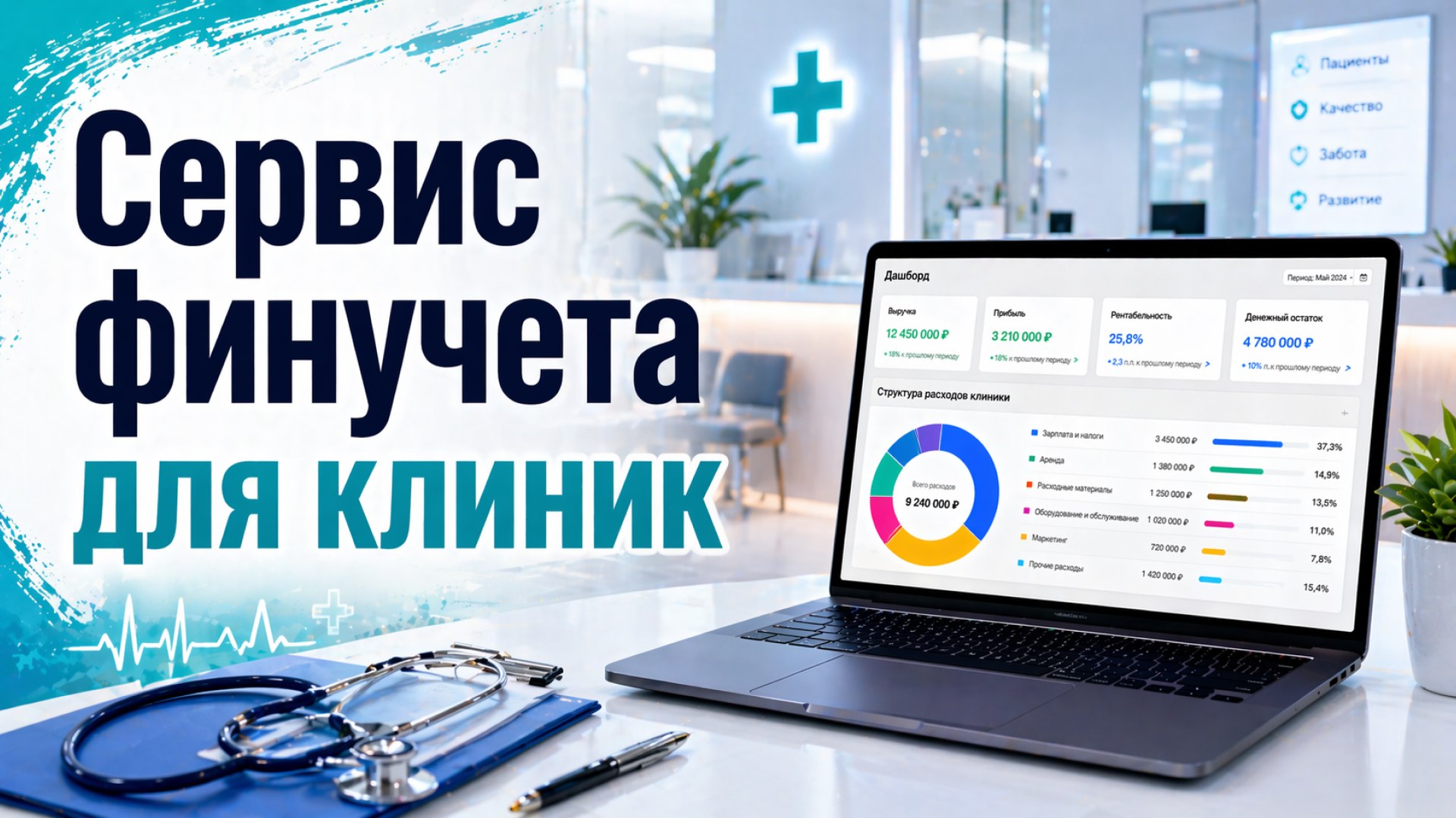 Учет финансов в медицинском бизнесе